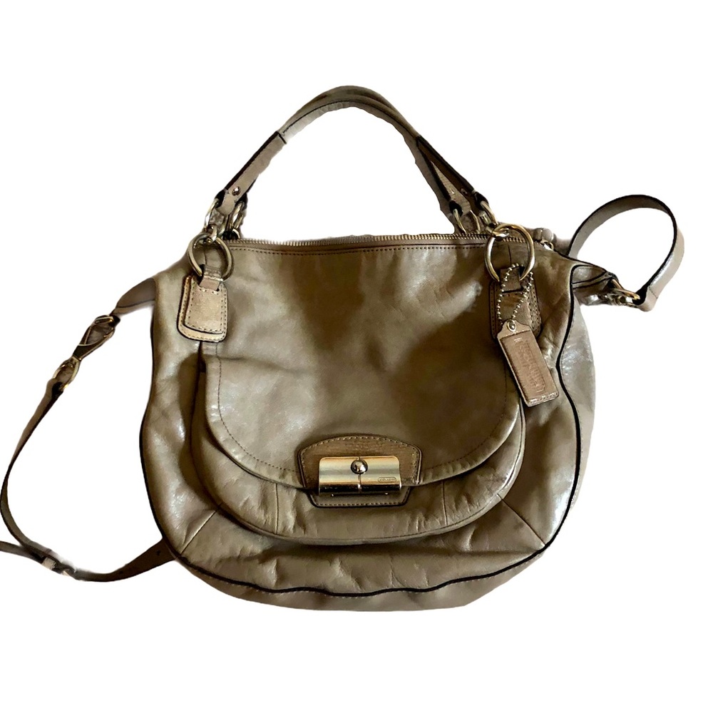 COACH KRISTIN SPECTATOR LEATHER CONVERTIBLE HOBO